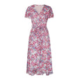 Callie Floral Dream V-Neck Wrap Midi Dress Dresses Claire & Clara 