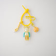 Candy Color Bearbrick Keychain Apparel & Accessories Claire & Clara Yellow 