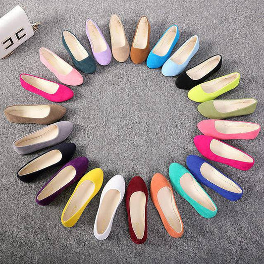 Carol Candy Color Slip-on Flat Shoes Shoes Claire & Clara 