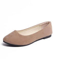 Carol Candy Color Slip-on Flat Shoes Shoes Claire & Clara US 4.5 Khaki 