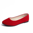 Carol Candy Color Slip-on Flat Shoes Shoes Claire & Clara US 4.5 Red 