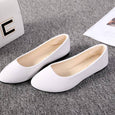 Carol Candy Color Slip-on Flat Shoes Shoes Claire & Clara US 4.5 White 