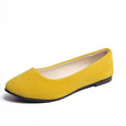 Carol Candy Color Slip-on Flat Shoes Shoes Claire & Clara US 4.5 Yellow 
