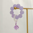 Cat's Claw Glazed Decompression Handheld Rosary Beads Apparel & Accessories Claire & Clara Purple 