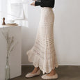 Chloe Plus Size Fishtail Crochet Hollow Skirt Long Skirts Claire & Clara 
