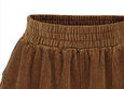 Corduroy High Waist Winter Loose Shorts Bottoms Claire & Clara 