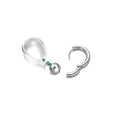 Crystal Glass Drop Pearl Earrings Earrings Claire & Clara 