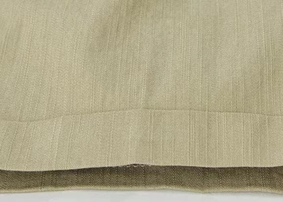 Curled Selvedge Solid Color Casual Hotpants Bottoms Claire & Clara 