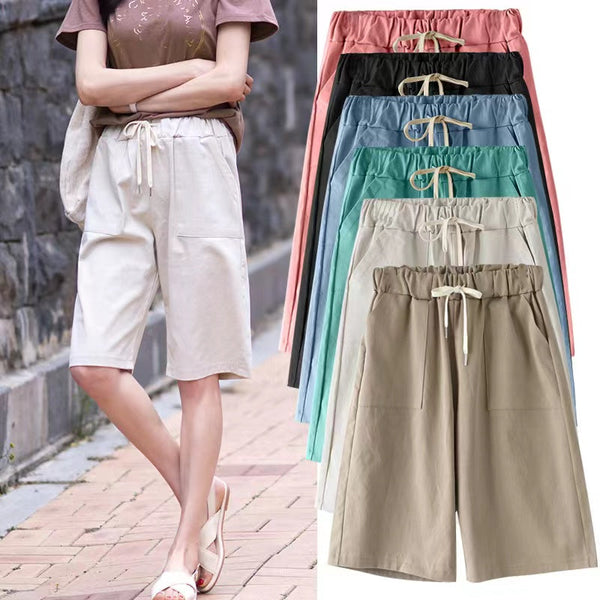 Diane Solid Color High Waist Shorts Bottoms Claire & Clara 