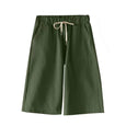 Diane Solid Color High Waist Shorts Bottoms Claire & Clara Green US 4 