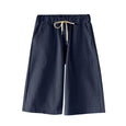 Diane Solid Color High Waist Shorts Bottoms Claire & Clara Navy US 4 