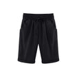 Doris Basic Solid Color Casual Short Bottoms Claire & Clara Black US 4 