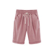 Doris Basic Solid Color Casual Short Bottoms Claire & Clara Pink US 4 