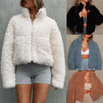 Edith Winter Plush Cropped Jacket Outerwear Claire & Clara 