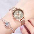 Embossed Bee Watch Diamond Jewelry Gift Set [Set of 5] Bracelet Claire & Clara 