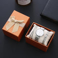 Fanny Diamond Watch Bracelet Gift Set [Set of 3] Bracelet Claire & Clara Sliver- White 