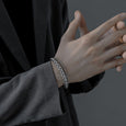 Fashion Titanium Steel Wheat Link Bracelet Bracelets Claire & Clara 