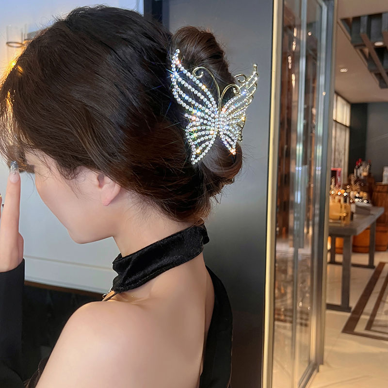 Glitter Diamond Pearl Butterfly Hair Clip Hair Pins Claire & Clara 