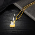 Guitar Stainless Steel Necklace Necklace Claire & Clara 