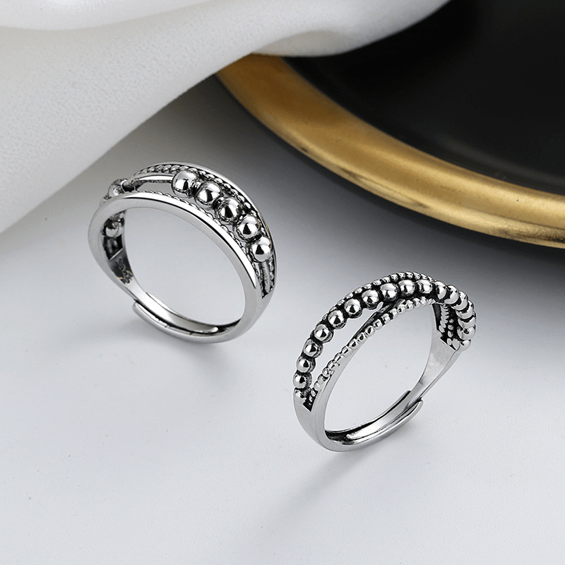 His and Hers Lovers Adjustable Wrap Rings Rings Claire & Clara 