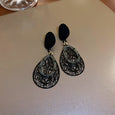 Hollow Water Drop Vintage Earrings Earrings Claire & Clara 