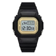 Jelly Digital Multifunctional Cube Watch Watches Claire & Clara Black Gold 
