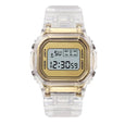 Jelly Digital Multifunctional Cube Watch Watches Claire & Clara Clear Gold 