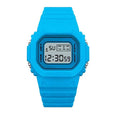 Jelly Digital Multifunctional Cube Watch Watches Claire & Clara Light Blue 