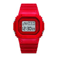 Jelly Digital Multifunctional Cube Watch Watches Claire & Clara Red 