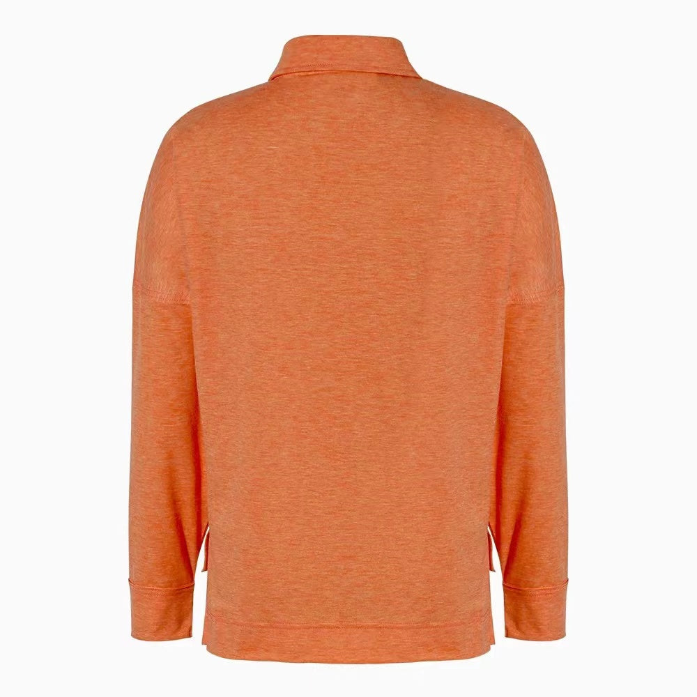 Judy Side Slit Casual Polo Top Top Claire & Clara 