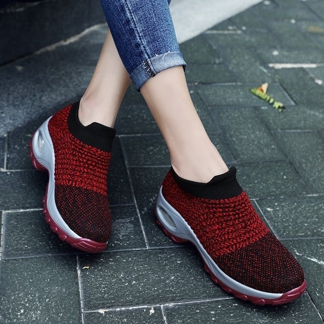 Karen Breathable Slip On Knit Sneakers Shoes Claire & Clara 