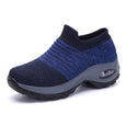 Karen Breathable Slip On Knit Sneakers Shoes Claire & Clara Navy US 4.5 