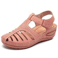 Kim Soft PU Leather Anti-Slip Sandals Shoes Claire & Clara Pink 5 