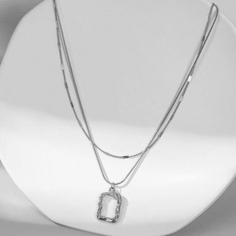 Kylie Layered Choker Necklace Necklace > layered necklace > gold layered necklace > gold necklace > silver necklace > gold chain > gold pendant > silver pendant > gold pendant necklace > choker necklace > choker > gold choker necklace > silver choker necklace > chokers for women Claire & Clara Silver 