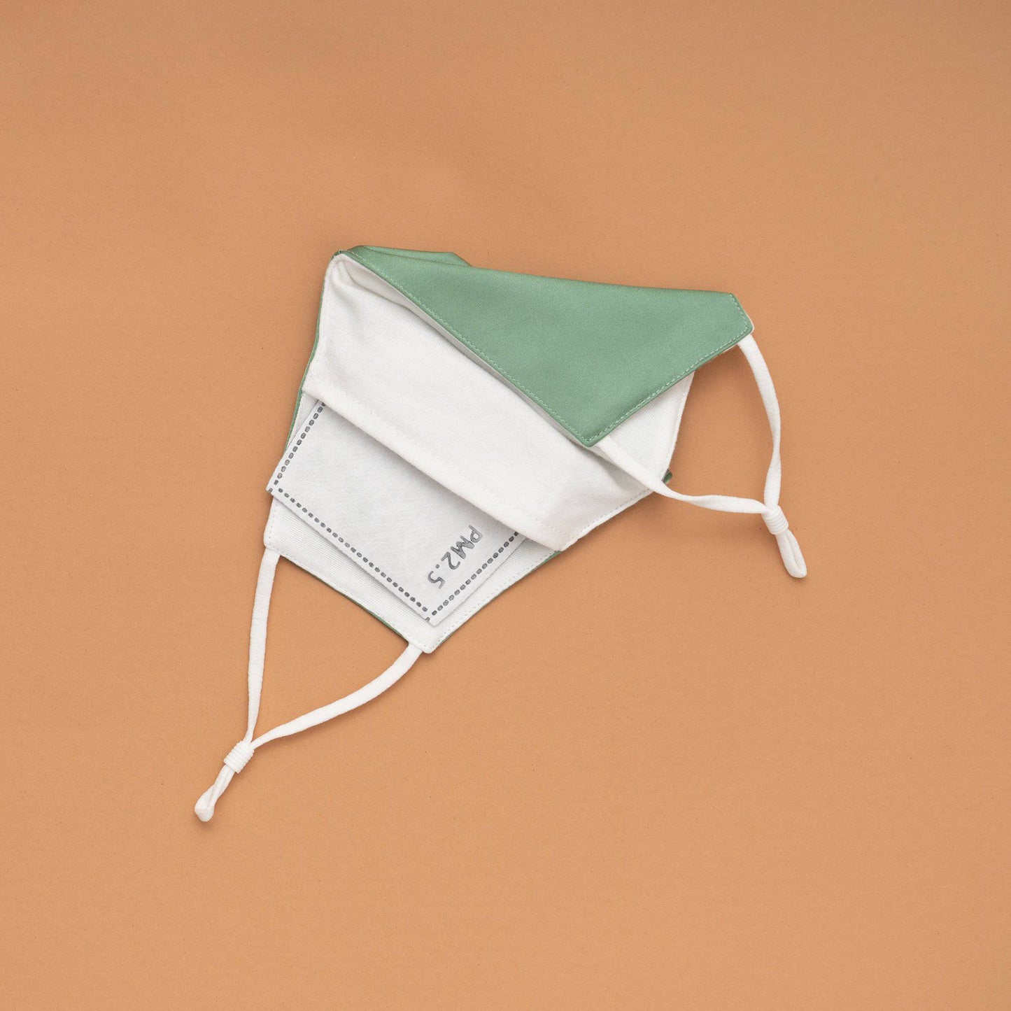 Lily Satin Face Mask Face Covering > facemask > satin facemask > washable facemask > cloth facemask > facemask with filter pocket > bridal facemask > facemask for wedding Claire & Clara With Filter Pocket Green 