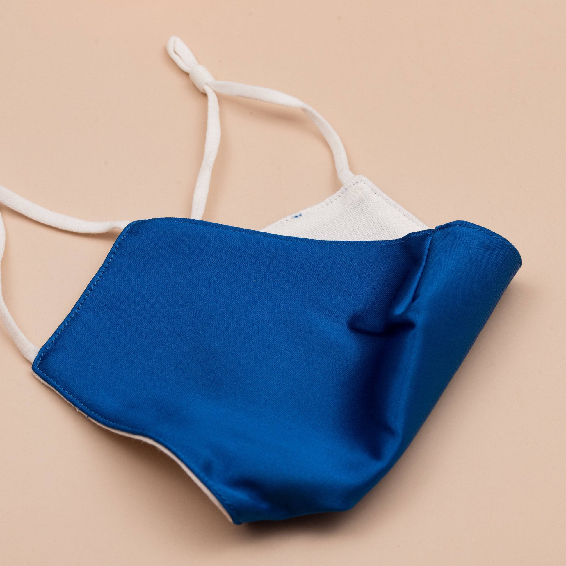 Lily Satin Face Mask Face Covering > facemask > satin facemask > washable facemask > cloth facemask > facemask with filter pocket > bridal facemask > facemask for wedding Claire & Clara 