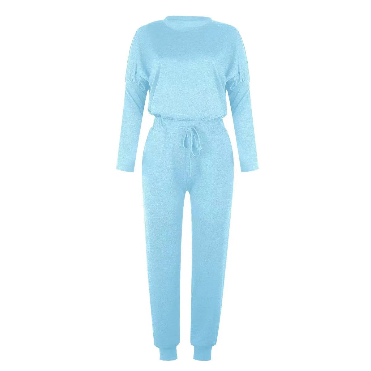 Linda Solid Color Casual Sport Set Set Claire & Clara Sky Blue S 