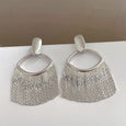 Line Tassel Metal Stud Earrings Earrings Claire & Clara 