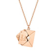 Love Letter Necklace Necklaces Claire & Clara Rose Gold 
