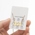 Lucky Angel Number Stainless Steel Necklace Necklace Claire & Clara Gold 444 