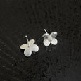 Matte 3D Flower Stud Earrings Earrings Claire & Clara 