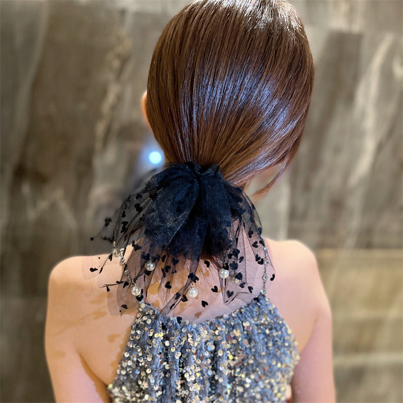 Mesh Pearl Tassel Hair Decoration Claire & Clara 