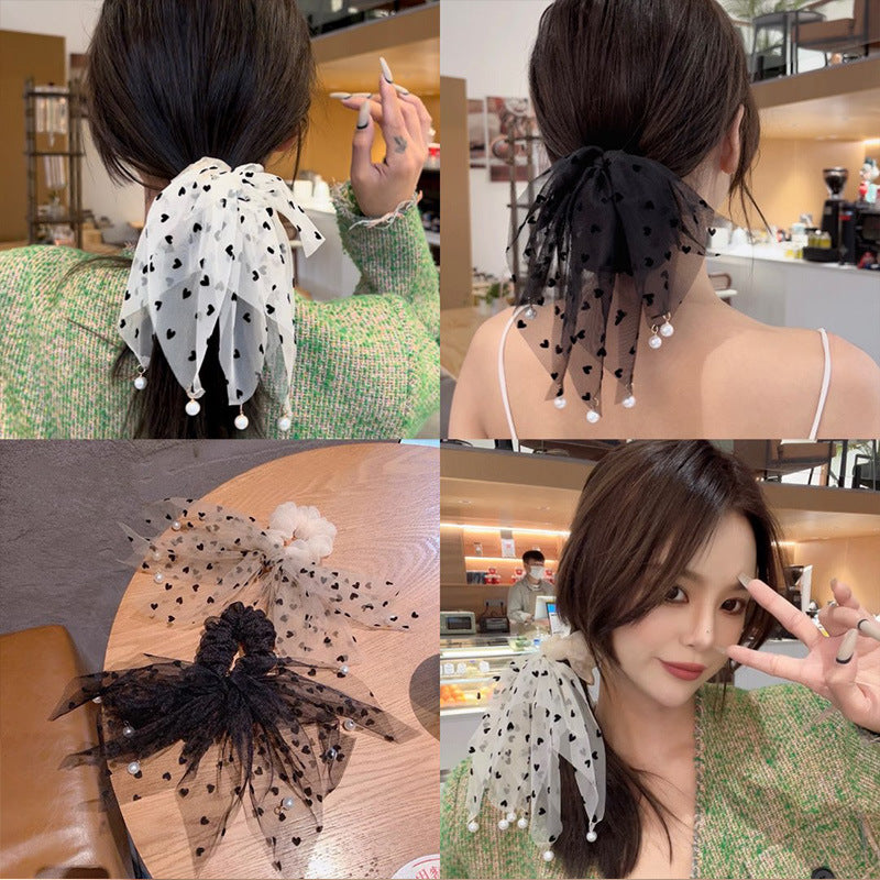 Mesh Pearl Tassel Hair Decoration Claire & Clara 