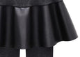 Michelle Leather Warm Fleece Pleated Skirt Leggings Bottoms Claire & Clara 