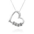 MOM IS MY MVP Customized Heart-shaped Necklace Claire & Clara 
