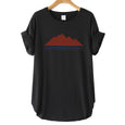 Mountain Mama Vintage Side Seam T-shirt Top Claire & Clara Black S 