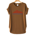 Mountain Mama Vintage Side Seam T-shirt Top Claire & Clara Coffee S 