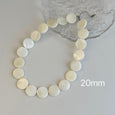 Natural Shell Clavicle Necklace Necklace Claire & Clara 20mm 