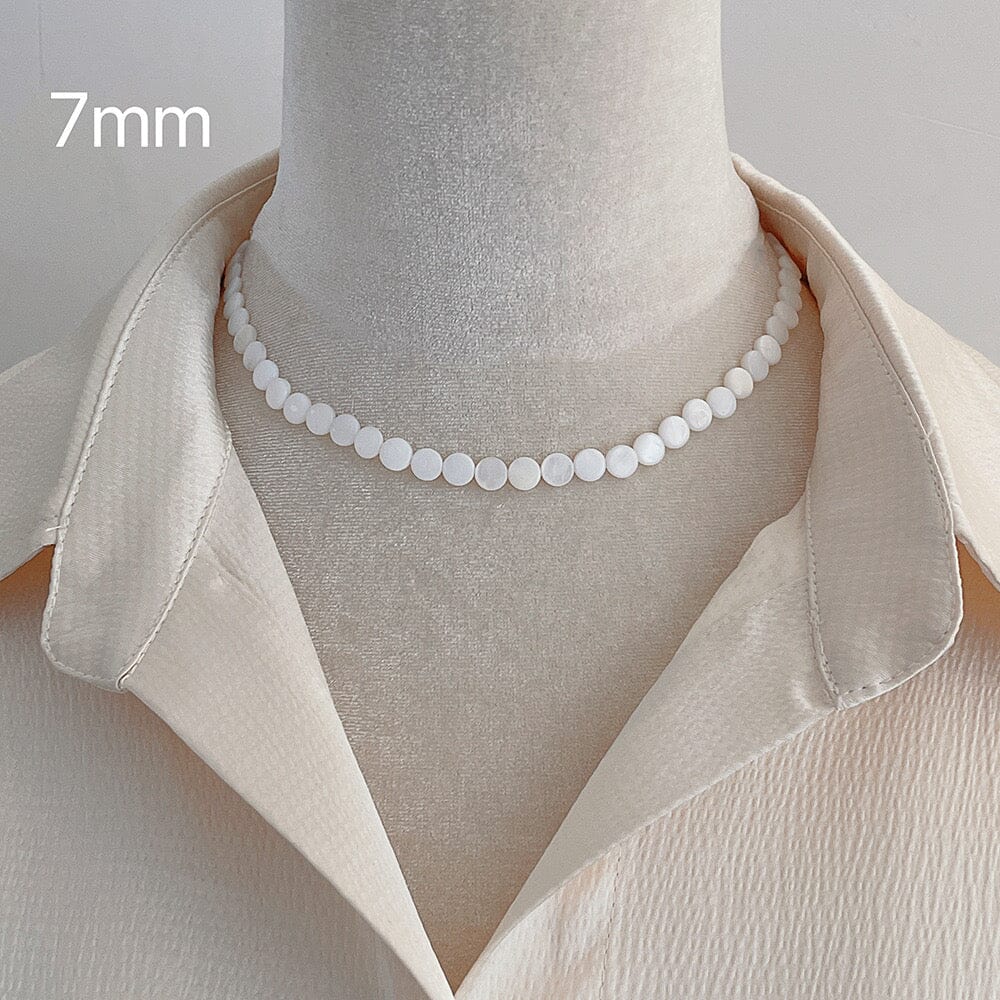 Natural Shell Clavicle Necklace Necklace Claire & Clara 