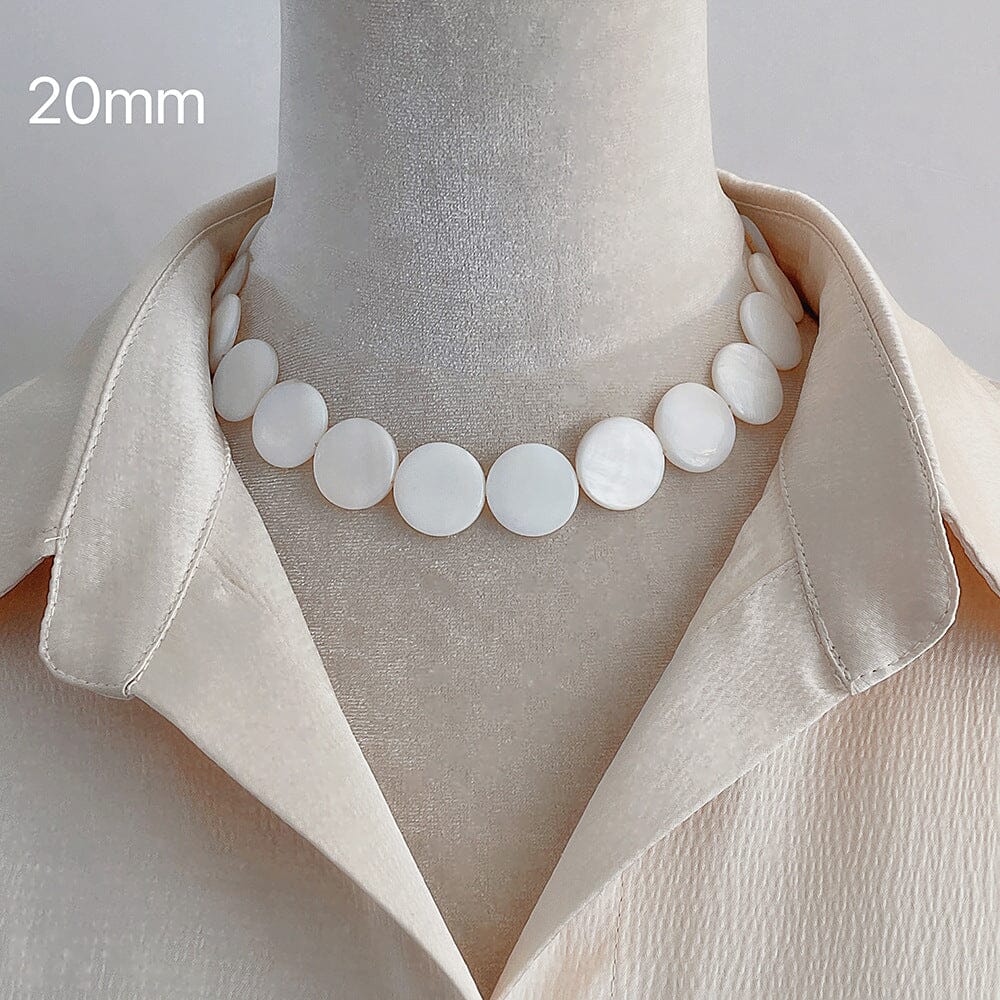 Natural Shell Clavicle Necklace Necklace Claire & Clara 
